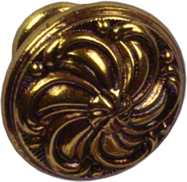Ручка-кнопка d=35 мм, золото Франції