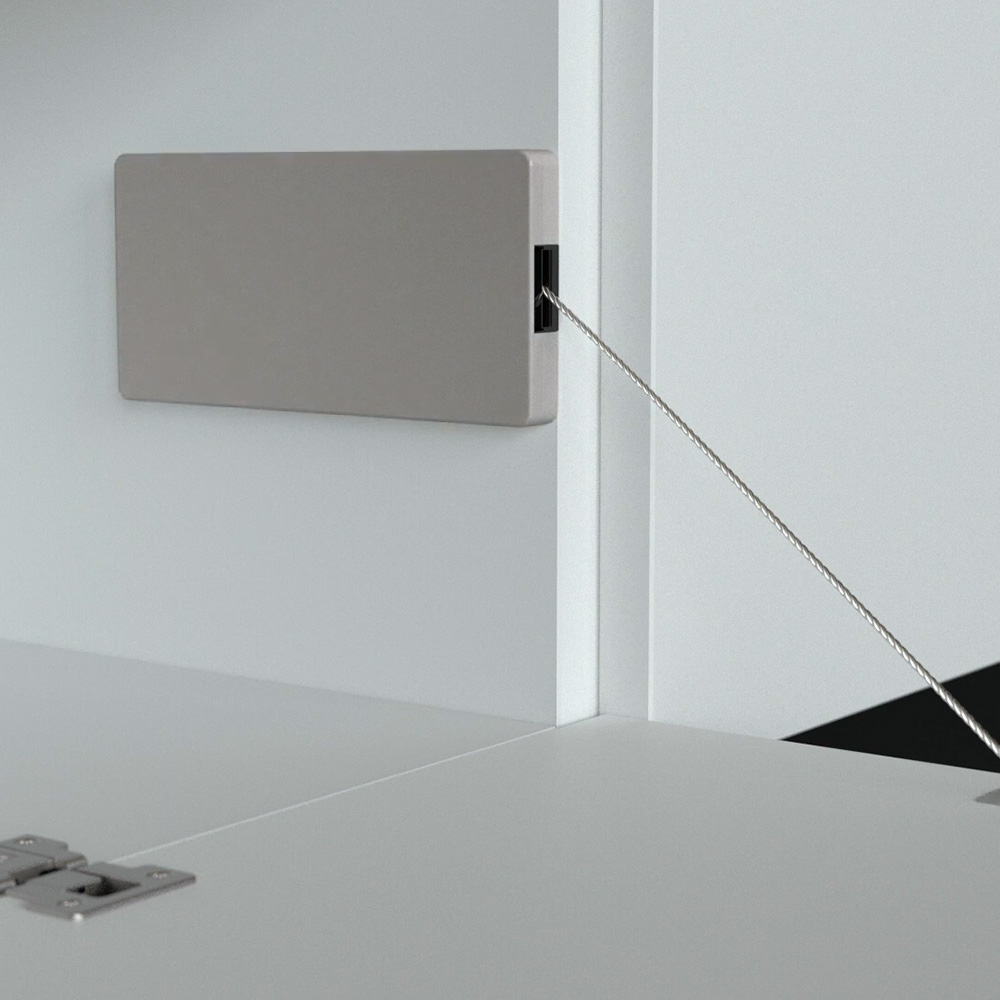 Заглушка для зовнішнього механізму SLIMWINCH, шовково-сірий (RAL 7044) Заглушка для зовнішнього механізму SLIMWINCH, шовково-сірий (RAL 7044)