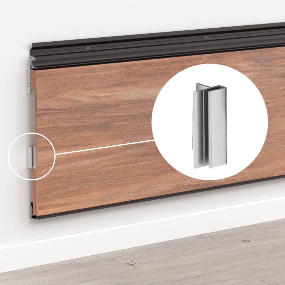 Алюмінієва кліпса для профіля LINE3 з отворами