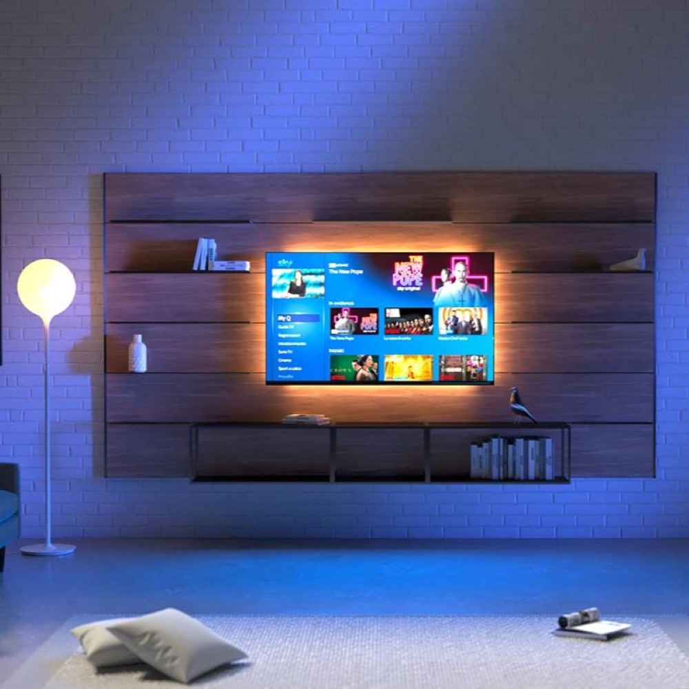 Полиця LINE3, 1165 мм, чорний браш (алюміній анодований)