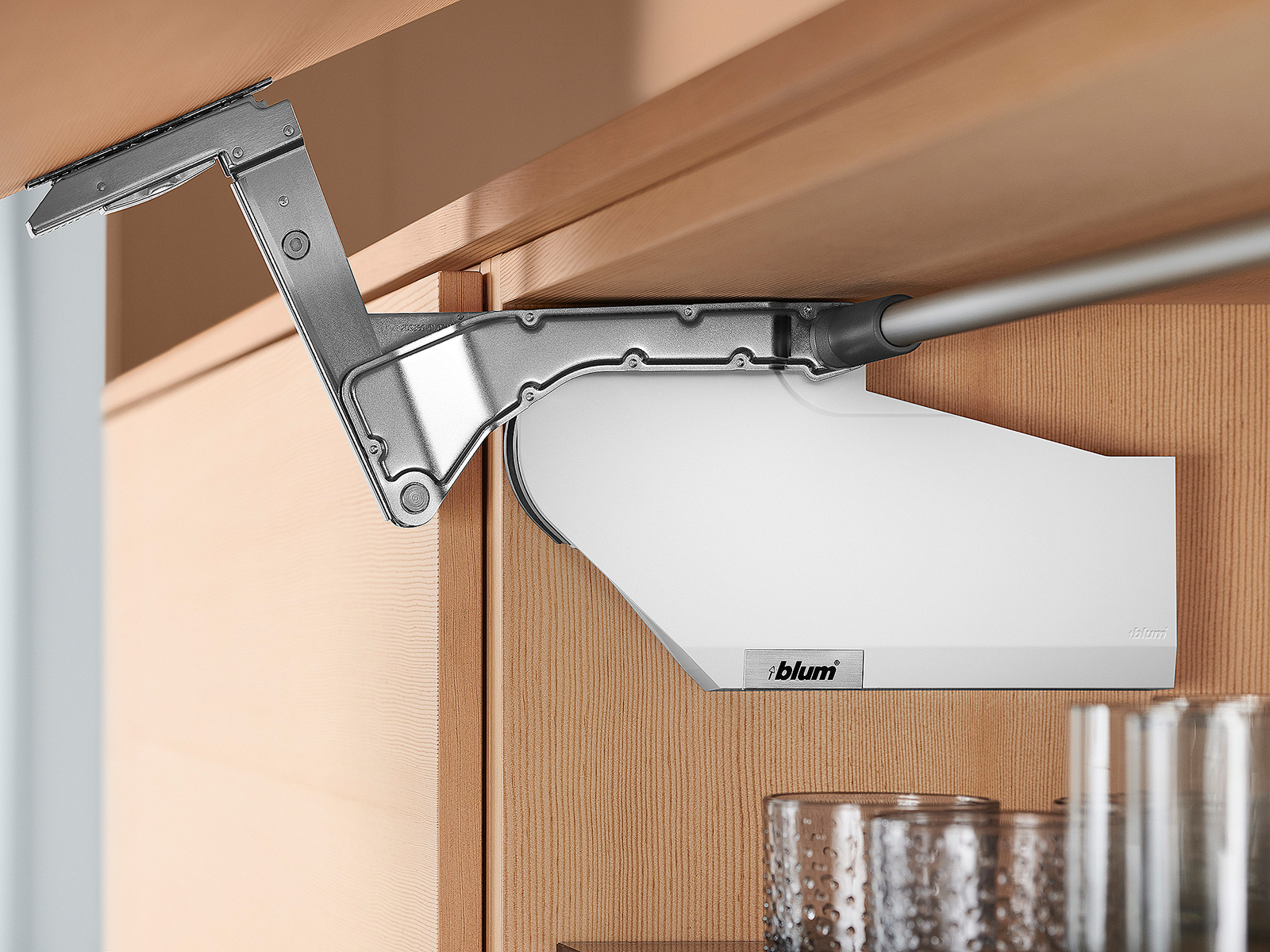 AVENTOS HS механізм E, 526-675 мм, SW (білий шовк), алюм. рамки AVENTOS HS механізм E, 526-675 мм, SW (білий шовк), алюм. рамки