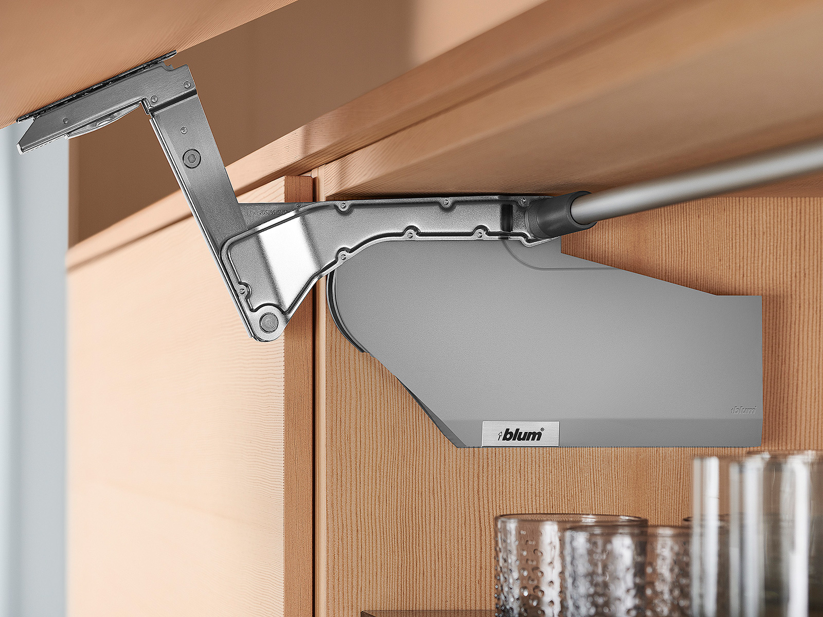 AVENTOS HS механізм C, 350-525 мм, HGR (світло-сірий), алюм. рамки AVENTOS HS механізм C, 350-525 мм, HGR (світло-сірий), алюм. рамки