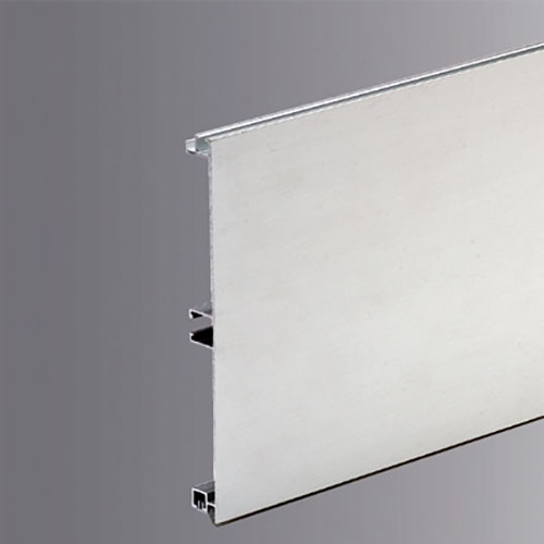 Цоколь H=120мм, алюміній (нержавійка), 4м Цоколь H=120мм, алюміній (нержавійка), 4м