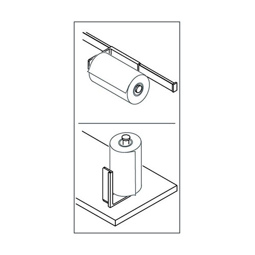 Тримач Sous-Chef (мод.PRBP) для паперових рушників, W=246мм, чорний Тримач Sous-Chef (мод.PRBP) для паперових рушників, W=246мм, чорний
