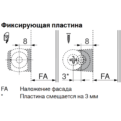Тримач для Tip-On 20/32 довгий, прямий, білий шовк (з монтажною планкою) (пластик) Тримач для Tip-On 20/32 довгий, прямий, білий шовк (з монтажною планкою) (пластик)