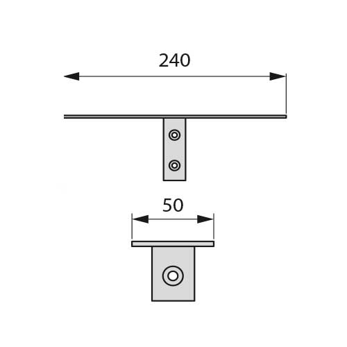 Тримач для тумб (пара), олива Тримач для тумб (пара), олива