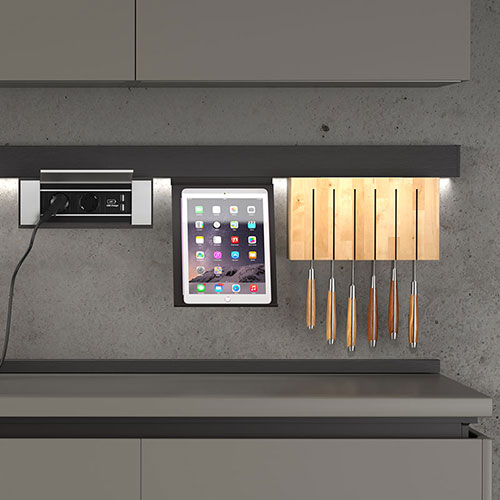 Тримач Freedom iPad 200мм, чорний (алюміній) Тримач Freedom iPad 200мм, чорний (алюміній)