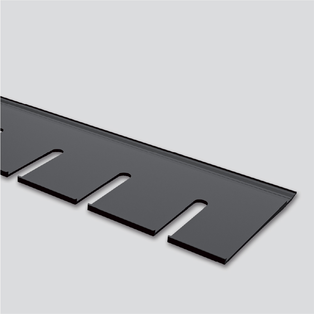 Тримач LINE3 для келихів, 715 мм, чорний браш (алюміній анодований)