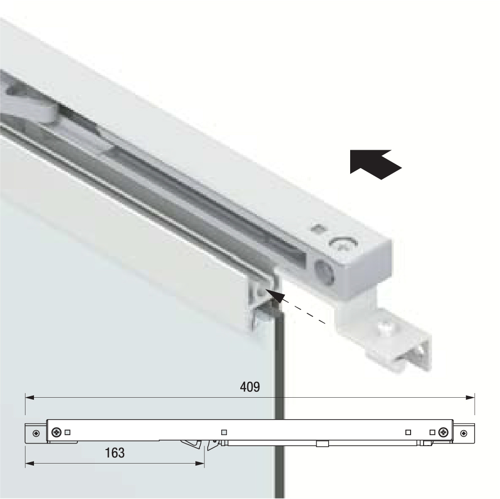 Доводчик Т80 S 60/80кг Доводчик Т80 S 60/80кг