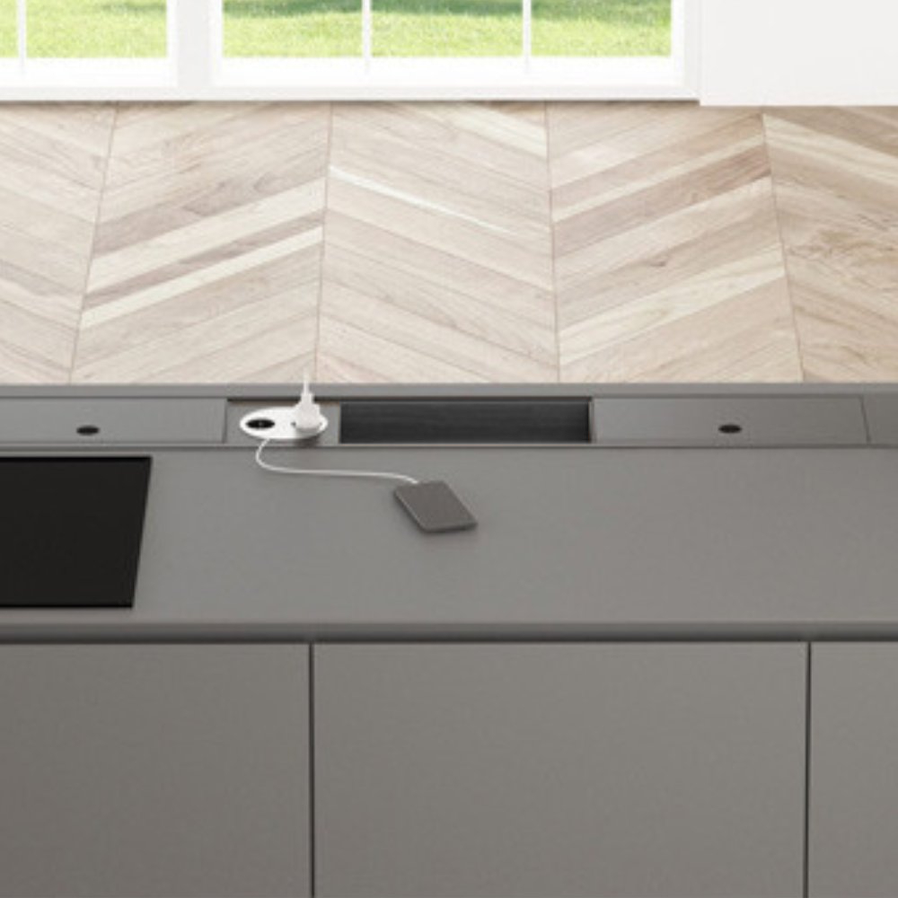 Електричний короб 472х150мм, з двома розетками, дуб Spessart+Corda Електричний короб 472х150мм, з двома розетками, дуб Spessart+Corda