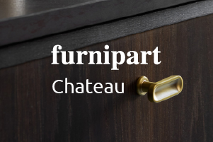 FURNIPART ПРЕЗЕНТУЄ НОВУ МОДЕЛЬ РУЧКИ CHATEAU (ШАТО)  У СТИЛІ  ЕЛЕГАНТНИХ 70-Х