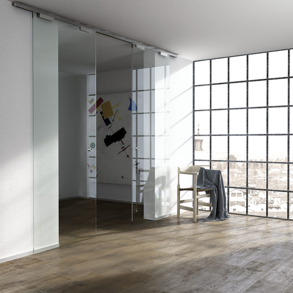 Гид Cromato для стеклянной двери 8-12.7мм