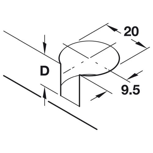Головка-рафікс 16мм, білий Головка-рафікс 16мм, білий
