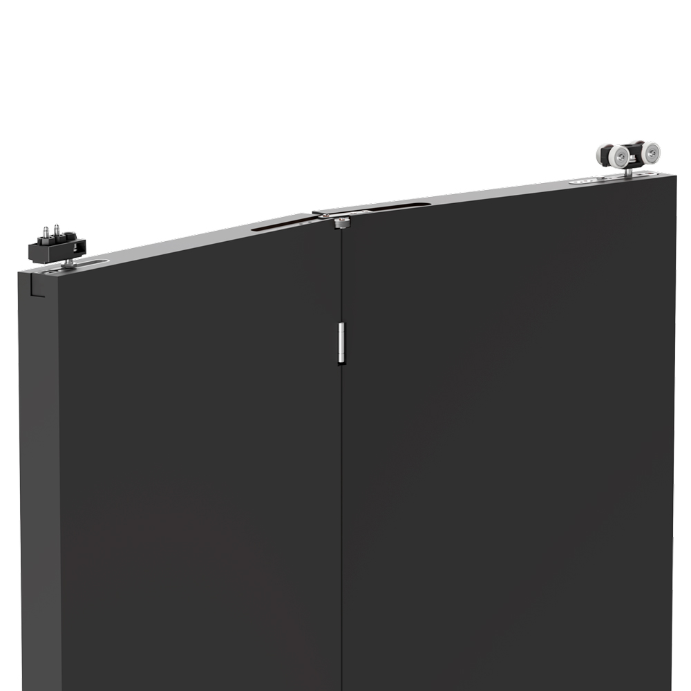 К-т системи Versatile для 1-ї двері, h=3000мм, з завісами та магнітними фіксаторами, до 160кг, чорний