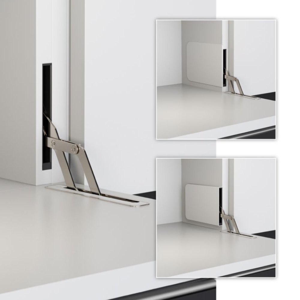 К-т механізма UNICO, пружина тип 5, товщина18-20мм, нікель сріблястий К-т механізма UNICO, пружина тип 5, товщина18-20мм, нікель сріблястий