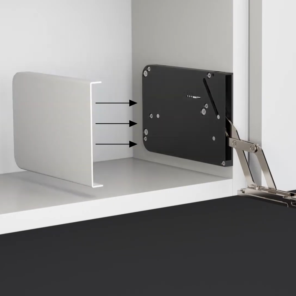 К-т механізма UNICO, пружина тип 5, товщина18-20мм, нікель сріблястий К-т механізма UNICO, пружина тип 5, товщина18-20мм, нікель сріблястий