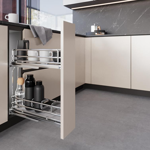 Карго Ellite 150мм з доводч., лів. монтаж, хром