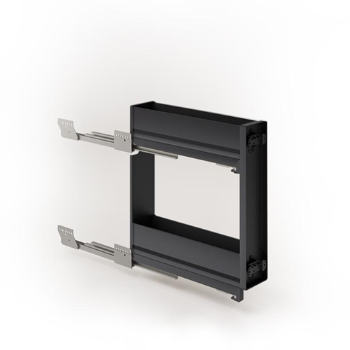 Карго Ikona 150мм, на секцію глибиною min 530мм, з направл. Blum, чорний