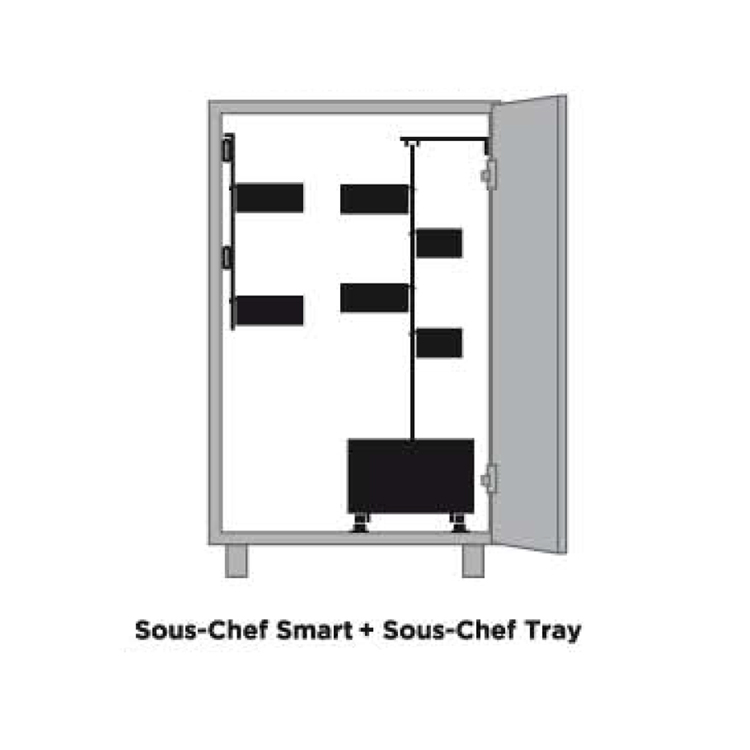 Карго 300 Sous-Chef (мод.Tray), W=241мм, H=685мм, метал, сірий оріон