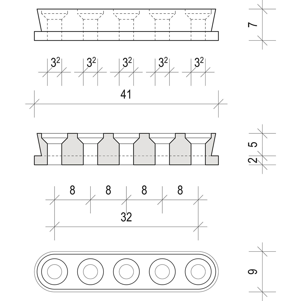 Клинові з'єднувачі KV довга муфта LH 000-s , чорна