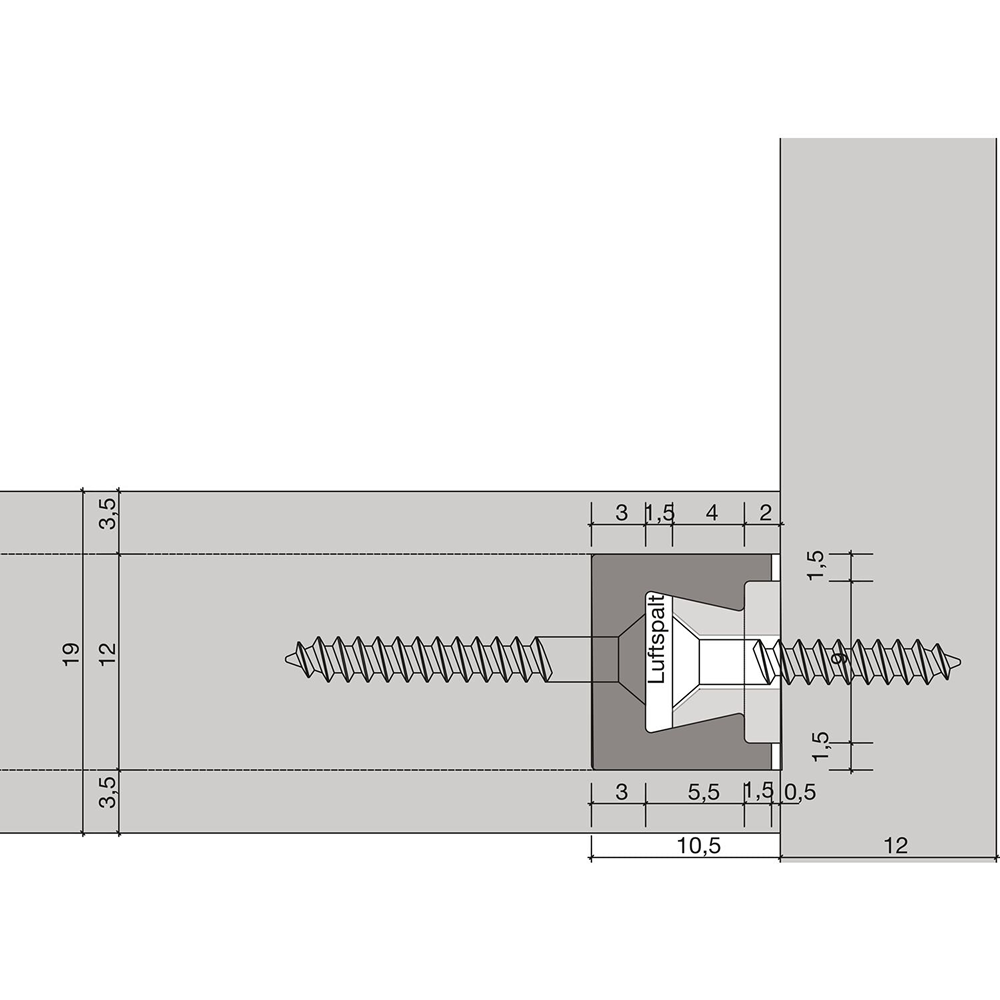 Клинові з'єднувачі KV мала гільза, чорна (пластик)