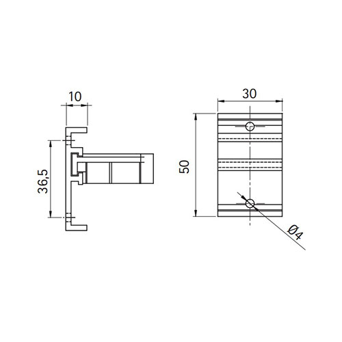 Кліпса для цоколя з ДСП (пластик)                                                                   Кліпса для цоколя з ДСП (пластик)