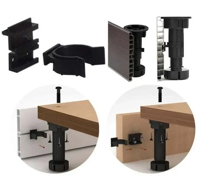 Кліпса для цоколя з ДСП (пластик)                                                                   Кліпса для цоколя з ДСП (пластик)