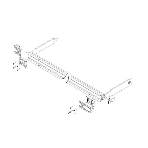 Комплект механізмів LP64, сріблястий, TE (7126480.LP64)  Комплект механізмів LP64, сріблястий, TE (7126480.LP64)
