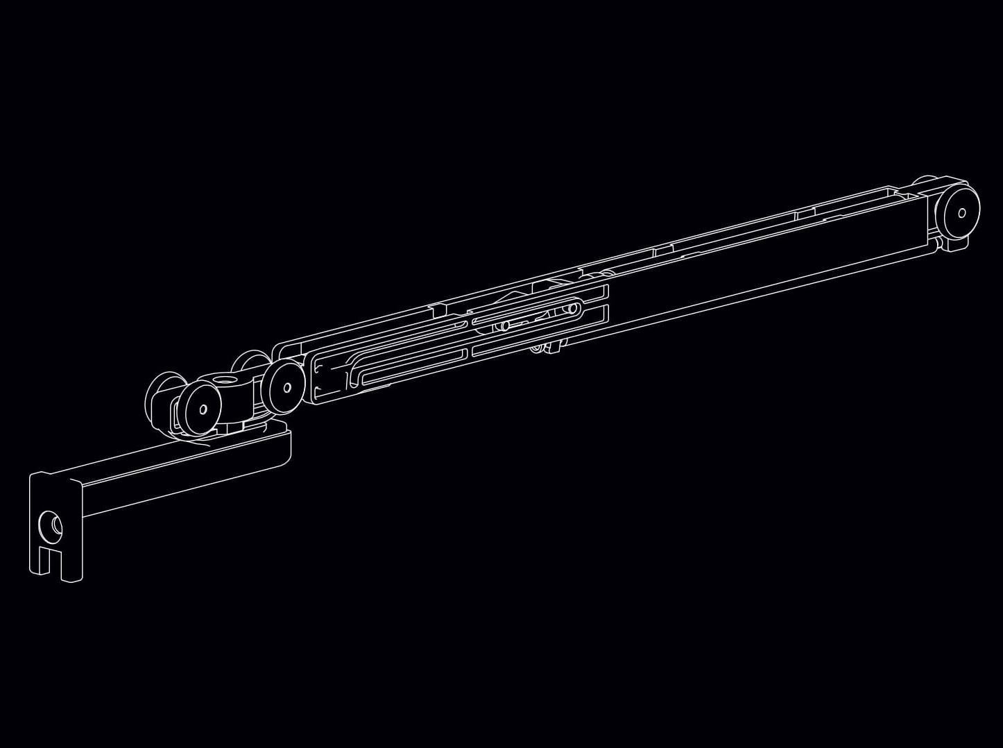Комплект механізмів з 2-ма довочиками, 15кг Комплект механізмів з 2-ма довочиками, 15кг