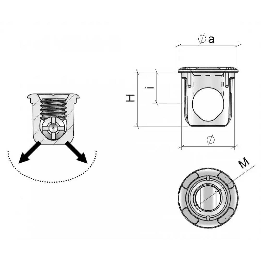 Комплект стяжки HOUSING Ø14 L=36,5 (45)мм