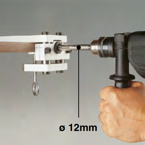 Кондуктор для опор 306 d = 12 мм на ДСП до 45 мм 