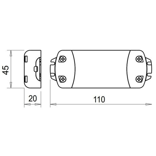 Конвертер SL15/24 до світильників METRIS24, MyModus 15W/220-240V (12світ.)
