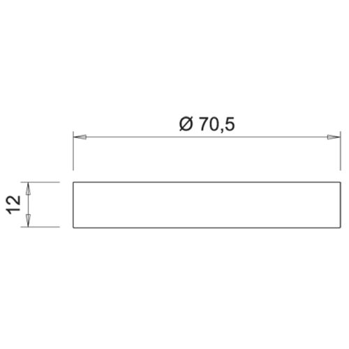 Корпус до світильника Metris SP, накладн., бронза Корпус до світильника Metris SP, накладн., бронза