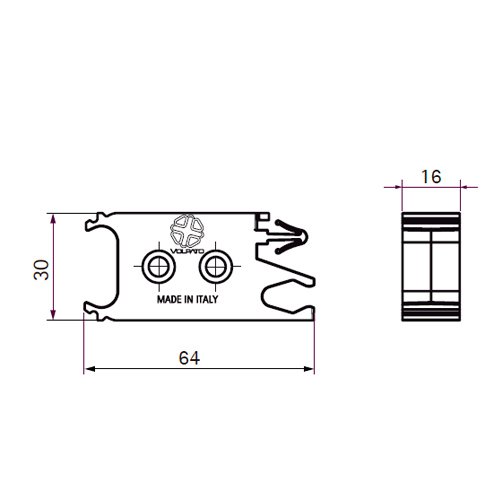 Кріплення до ручки Gola універсальної, пластик (10 шт. / уп.) Кріплення до ручки Gola універсальної, пластик (10 шт. / уп.)