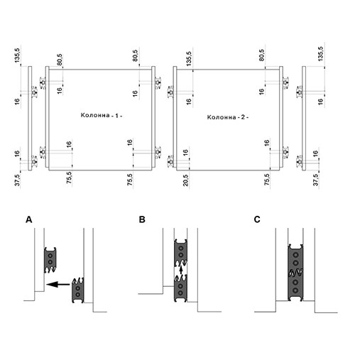 Кріплення до ручки Gola універсальної, пластик (10 шт. / уп.) Кріплення до ручки Gola універсальної, пластик (10 шт. / уп.)