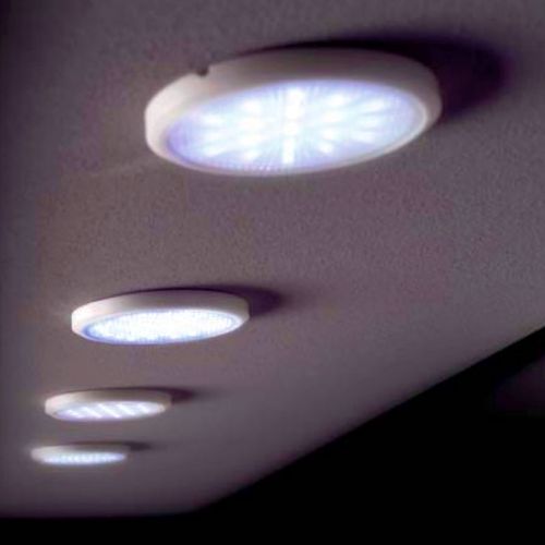 LED-cвітильник FUZZY 1,6W/12V/27LED, срібло (холодне біле світло)