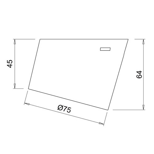 LED-cвітильник UNIKA SLAVE 4,5W 24V SWW F19, нерж. (тепле світло) LED-cвітильник UNIKA SLAVE 4,5W 24V SWW F19, нерж. (тепле світло)