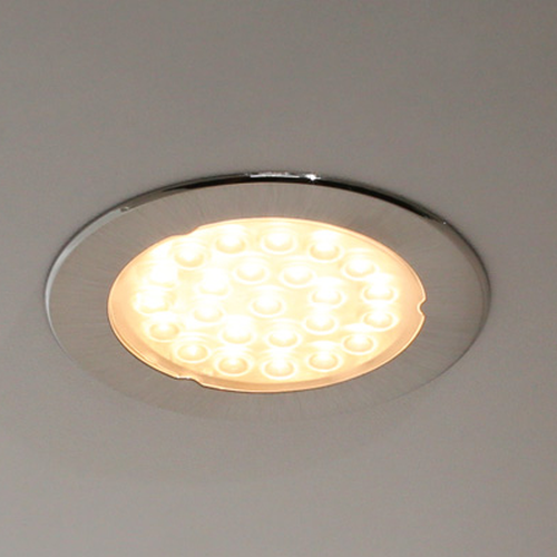 LED-светильник METRIS V12 1,6W/12V врезной, золото матовое (теплый свет)