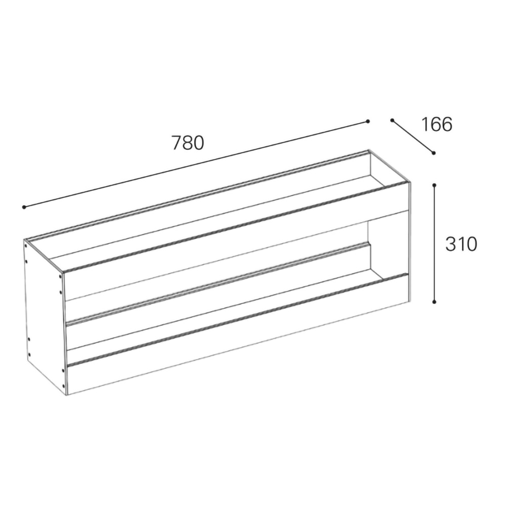 Лоток 900, подвійний накладний, сіро-коричневий (алюміній) Лоток 900, подвійний накладний, сіро-коричневий (алюміній)