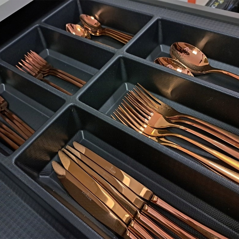 Лоток для столових приладів Classico 500/45, для Legrabox, чорний (890), Kristall softTouch Лоток для столових приладів Classico 500/45, для Legrabox, чорний (890), Kristall softTouch