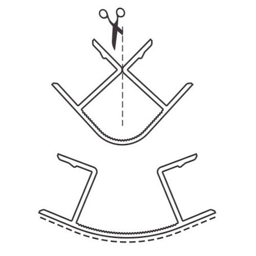 Мульти з'єдн. кут 90-135гр.  H=100мм, білий (пластик)  Мульти з'єдн. кут 90-135гр.  H=100мм, білий (пластик)