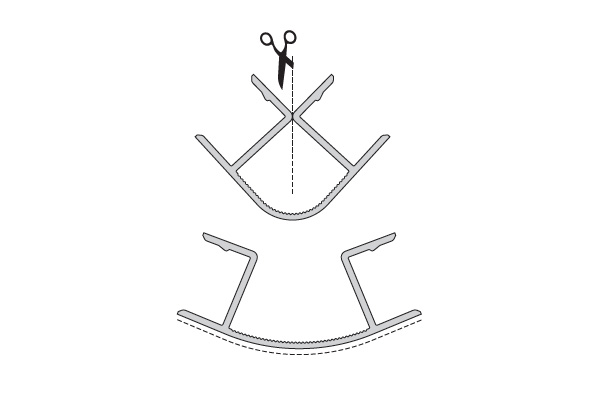 Мульти з'єдн. кут 90-135гр, UniCreme (Rialto) H=150мм (пластик) Мульти з'єдн. кут 90-135гр, UniCreme (Rialto) H=150мм (пластик)