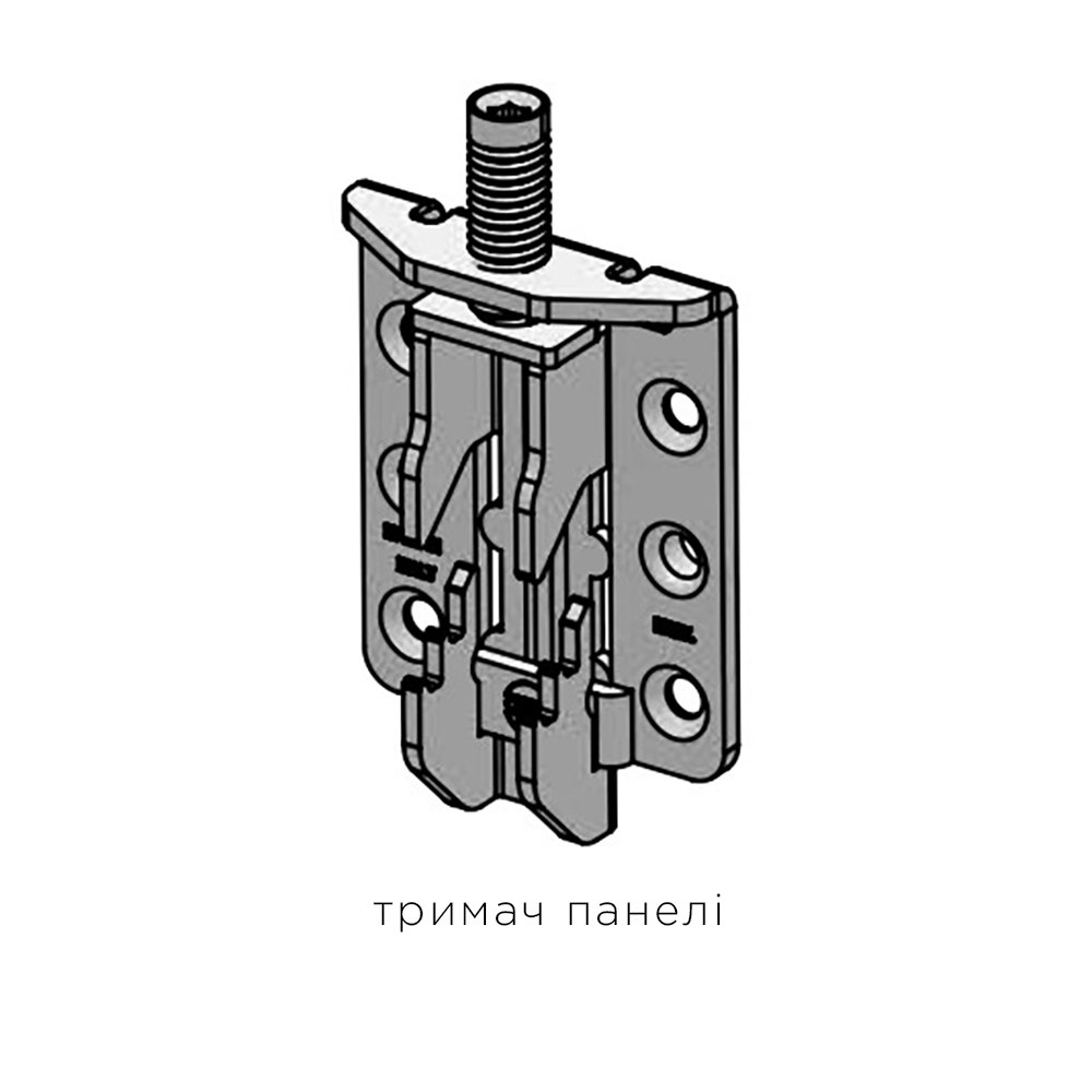 Навіска для стінових панелей з гвинтом d=8мм Навіска для стінових панелей з гвинтом d=8мм