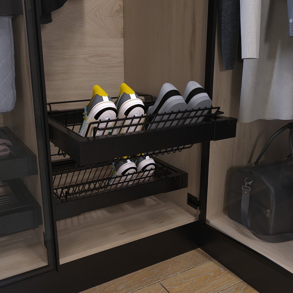 Підставка Ipnos для взуття 600х450мм, чорний Підставка Ipnos для взуття 600х450мм, чорний