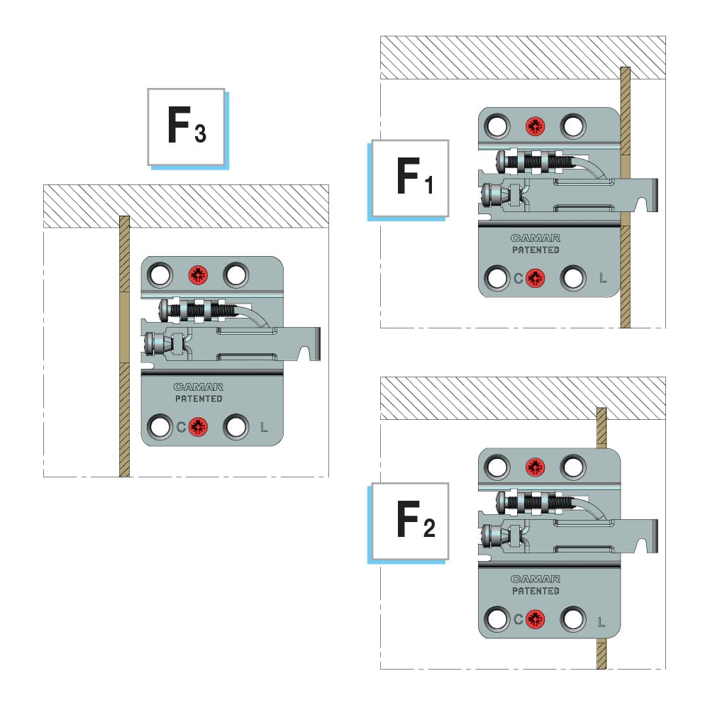 Підвіс з фіксац. від перекидання (саморіз), лівий Підвіс з фіксац. від перекидання (саморіз), лівий