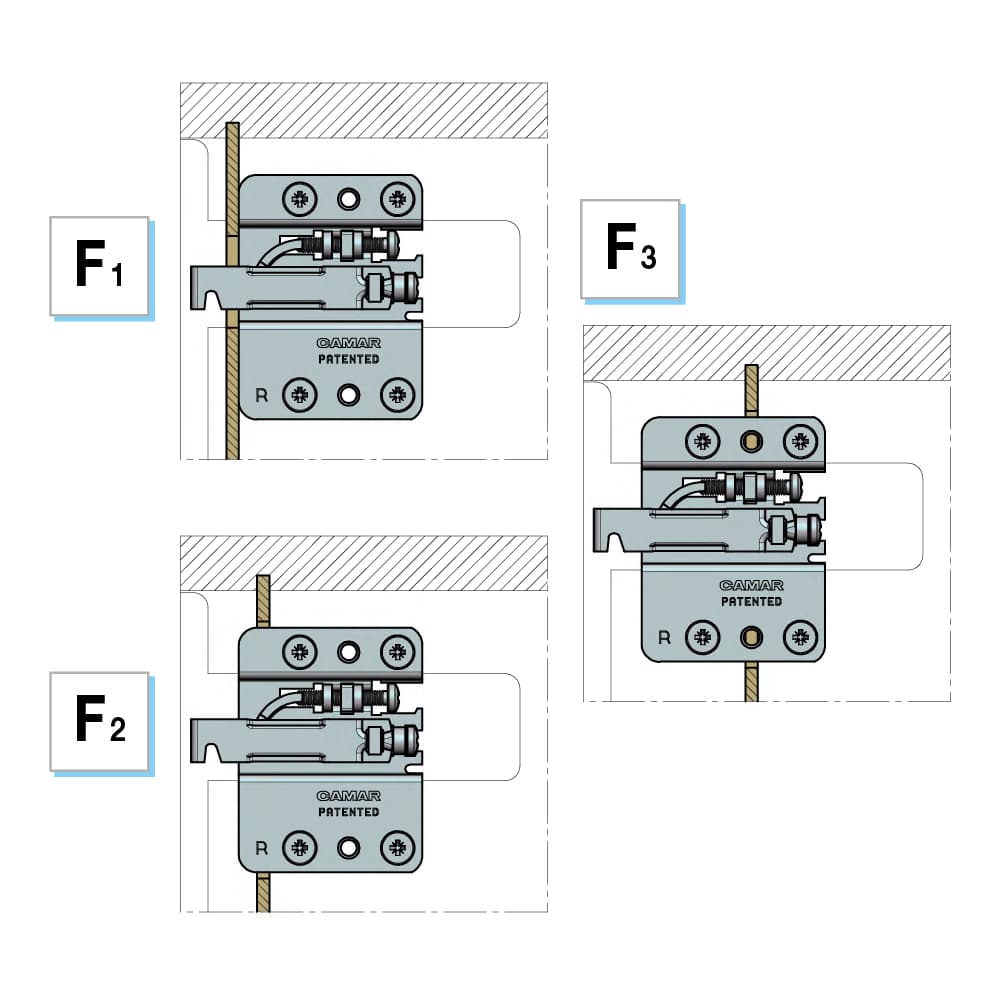 Підвіс під запресовування з фіксац. від перекидання (4-шестигранник), правий (RV) Підвіс під запресовування з фіксац. від перекидання (4-шестигранник), правий (RV)