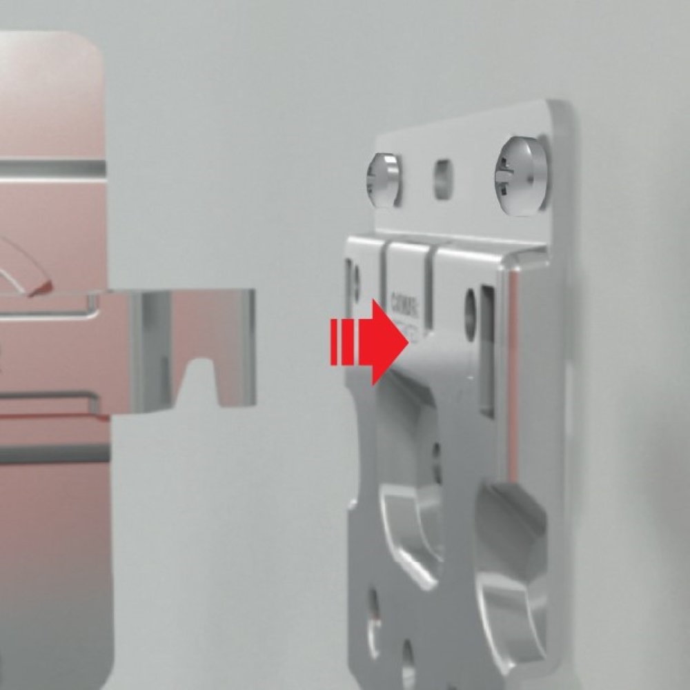 Підвіс з фіксац. від перекидання (саморіз), правий Підвіс з фіксац. від перекидання (саморіз), правий