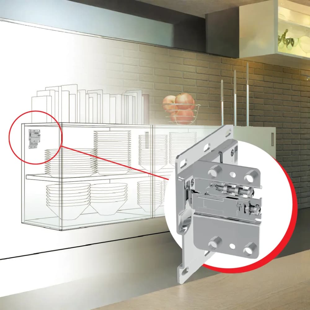 Підвіс з фіксац. від перекидання (саморіз), правий Підвіс з фіксац. від перекидання (саморіз), правий
