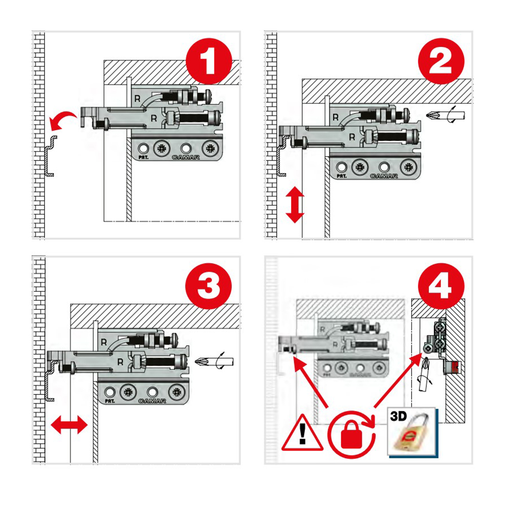 Підвіс для полиць 801 під запресування /антизнімний, правий Підвіс для полиць 801 під запресування /антизнімний, правий