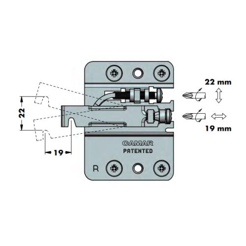 Підвіс під запресовування 807 з фіксац. від перекидання, правий Підвіс під запресовування 807 з фіксац. від перекидання, правий